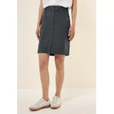 Cecil Minirock mit Knöpfen grau