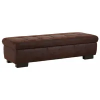 Home Affaire Hocker »Bergen«, mit Staufach, 161 cm breit braun