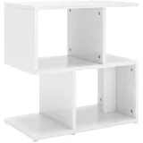 vidaXL Nachtschrank Hochglanz-Weiß 50 x 30 x 51,5 cm Weiß