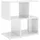 vidaXL Nachtschrank Hochglanz-Weiß 50 x 30 x 51,5 cm Weiß