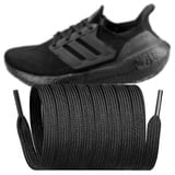 Endoto Ersatz Flache Schnürsenkel für Adidas Ultraboost 19/20/21/22/23 1.0/2.0/3.0/4.0/5.0 Sneakers, Breite Schnürbänder Shoelaces Laces (Schwarz, Größe: 38 Zoll) - 38Inch/96.52cm