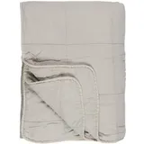 ib laursen Vintage Quilt Bettüberwurf 180 x 130 cm Grau/Silber