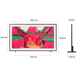 Samsung The Frame Pro GQ75LS03FW 75" 4K Vision AI LS03FW (2025)