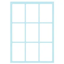 Herlitz Büroetiketten 830455 Weiß 24 x 35 mm 54 Blatt