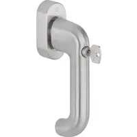 HOPPE Fenstergriff Paris E038S/UD9056 Edelstahl 20-30 mm F69/matt