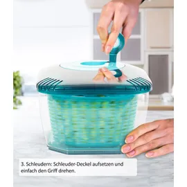 Genius Nicer Dicer Chef Salatschleuder 5,2 Liter 4-tlg.