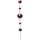 deluke Gartenstecker AACHEN 120 x 12 x 12 cm Rot/Weiß
