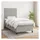 vidaXL Boxspringbett 100 x 200 cm Hellgrau