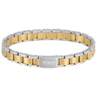 Boss Armband »Schmuck Edelstahl Armschmuck Gliederkette METAL LINK«, goldfarben