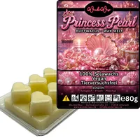 WonderWax Duftwachs Wax Melts für Duftlampe, 6 Herzen Duftmelt Wachsmelt Sojawachs Duftwachs Würfel für Raumdüfte, Wachs Duftöl Winter Indoor Schmelzen für Aromalampe Princess Pearl
