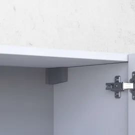 OTTO home BOLSENA 200 x 71,2 x 35 cm Weiß / Eiche Wotan