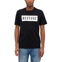 MUSTANG Herren T-Shirt AUSTIN - Schwarz,Weiß - S