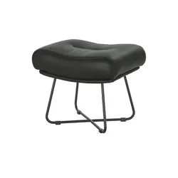 Hocker Leder RW Wing ¦ schwarz ¦ Maße (cm): B: 63 H: 45 T: 42