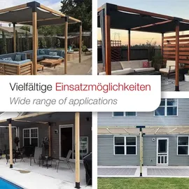SOTech Mittelverbinder 90 x 90 mm 4-Wege-Verbinder