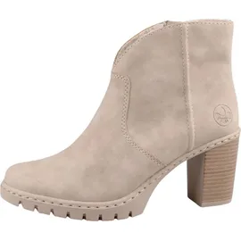 Rieker Damen Klassische Stiefeletten Y2553, Frauen Stiefeletten,Stiefel,Bootee,Booties,halbstiefel,Kurzstiefel,beige (60),42 EU / 8 UK