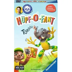 Ravensburger Beweg dich schlau! Hüpf-O-Fant - Kinderspiel ab 4 Jahren, Brettspie