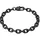 True Rebels Armband Edelstahl schwarz TR302 Größe 19 cm