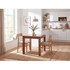 FineBuy 80 x 76 x 80 cm braun
