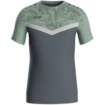 Jako Iconic T-Shirt Kinder 852 anthra light/mintgrün/soft grey 116