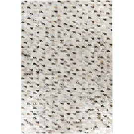Padiro Lederteppich PADIRO "Lavin 625", bunt (silberfarben, multi), B:80cm H:8mm L:150cm, Rindsleder, Teppiche