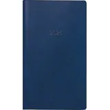 Brunnen Taschenkalender BRUNNEN 1074015306 Faltkalender 8x15cm 2S/1M PVC d.bl