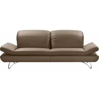 2-Sitzer PLACES OF STYLE "San Angelo", braun (schlamm), B:202cm H:96cm T:95cm, Sofas