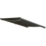 Mendler Elektrische Kassetten-Markise T122 400 x 300 cm anthrazit inkl. Vollkassette Volant