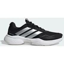 adidas GameCourt 3 Schwarz/Silber Metallic/Weiß 44