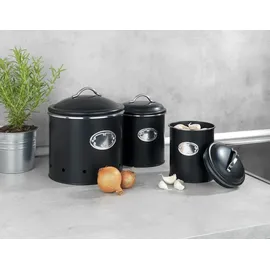 Wenko Kaffeedose rund schwarz 1,6 l
