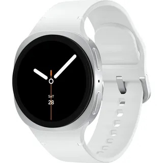 Bluetooth 44 mm Silver Sport Band White