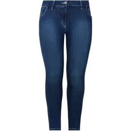 KjBrand 5-Pocket-Jeans "Hose Fanni Skinny", Damen, Gr. 42, N-Gr, blau (denim stoned), Denim/Jeans, Obermaterial: 87% Baumwolle, 11% Polyester, 2% Elasthan, eng, Jeans 5-Pocket-Jeans, ideal für schlanke Beine