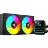 Mars Gaming Refrigeración Líquida Mars Gaming ML-LCDPRO240 240mm 2× Lüfter, ARGB LCD