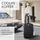 ouzzo LuxusKollektion Premium 4-Rollen Cabin 55 cm / 40 l schwarz
