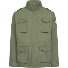 DERBE Kurzmantel Milby, Größe S in grün olivine/navy