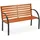 Relaxdays Gartenbank 123 x 84 x 60 cm Braun