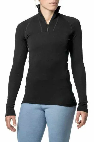Zip Turtleneck LITE Black - M Unterhemd