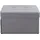 Atlantic Home Collection Sessel, Liege, Hocker Finn, Polyester, Grau, BxTxH: 80cm x 72cm x 43cm