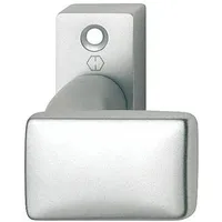HOPPE Türknopf Auf Rosette Silber Elox 117GF/22