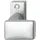 HOPPE Türknopf Auf Rosette Silber Elox 117GF/22