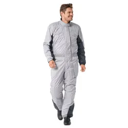 Regen-Kombi silber 5XL