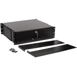 Roline 19-Zoll Tastatureinschub 3 HE, 400 T abschließbar schwarz