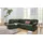 DOMO collection Eckcouch Polyester L-Form 246cm Grün