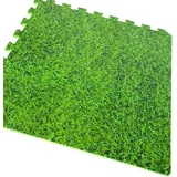 Gre Bodenschutzmatte, (Set, 108 St.), 12 Pakete á 9 Stück, 50x50 cm, 56237320-0 grün B/H/L: 50 cm x 8 mm x 50 cm