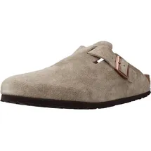 Birkenstock Boston Weichbettung Veloursleder taupe 38