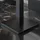 GGM Möbel BM | Bistrotisch | B:T:H 70 x 70 x 77 cm | Wenge / Schwarz | Quadratisch | Schwarzer Rand