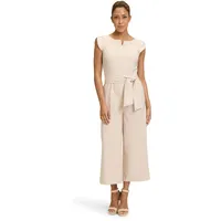 Betty Barclay Jumpsuit mit Bindegürtel, Beige, 42