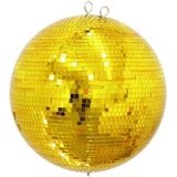 Eurolite Spiegelkugelgold (40 cm), Spiegelkugel 40cm gold 10mm Spiegel