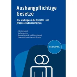 Aushangpflichtige Gesetze