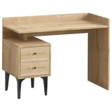 CaliCosy Schreibtisch Eiche Braun