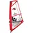 F2 Windsurf Segel Checker Kid 4 qm Rot